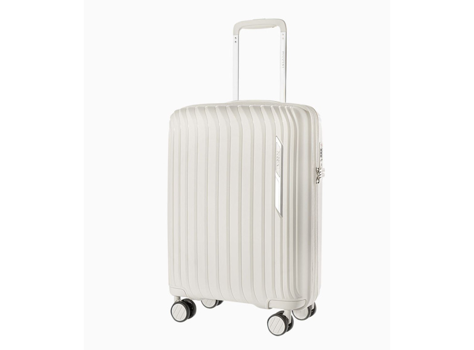 Moderní cestovní kufry MARBELLA - bílé