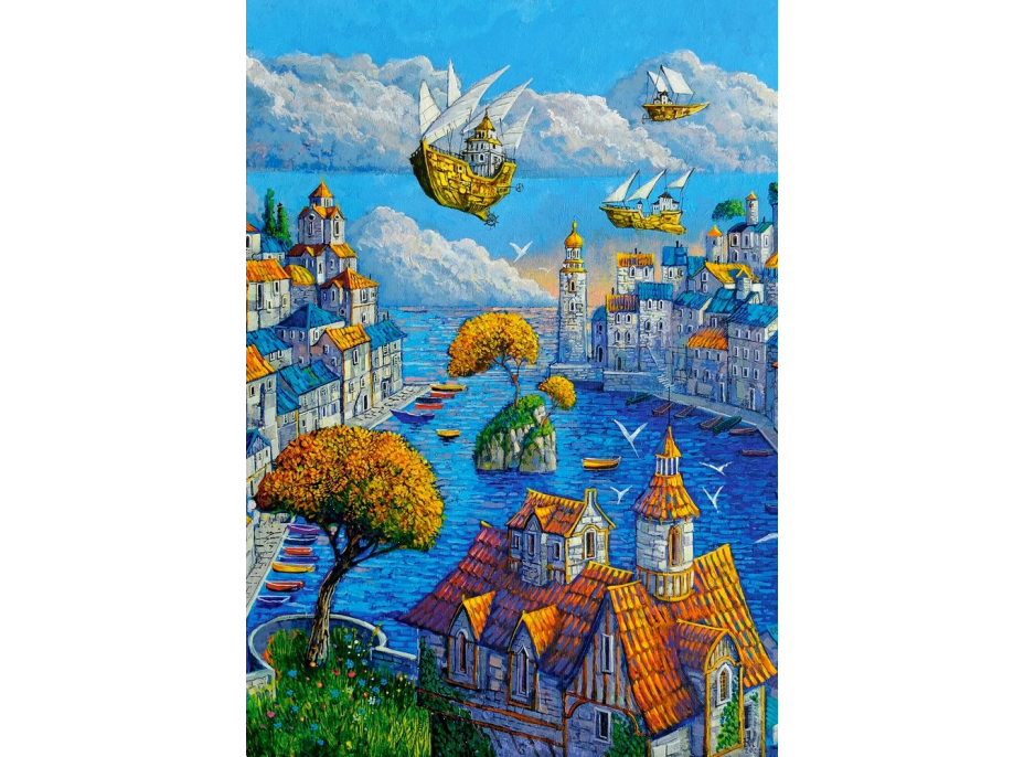 CASTORLAND Puzzle Art Collection: Přístav 500 dílků