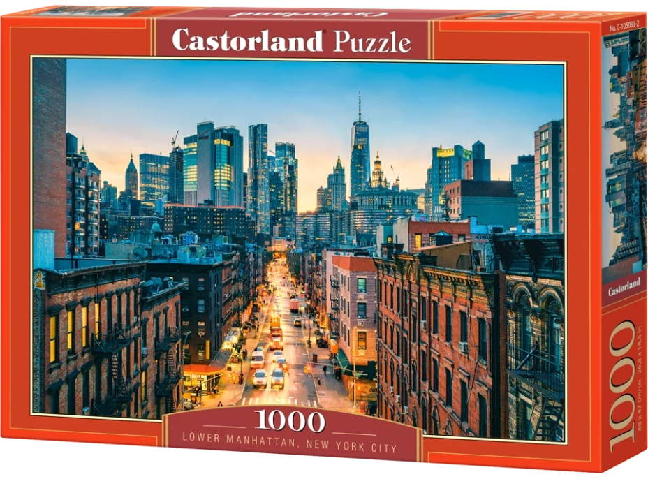 CASTORLAND Puzzle Dolní Manhattan, New York 1000 dílků