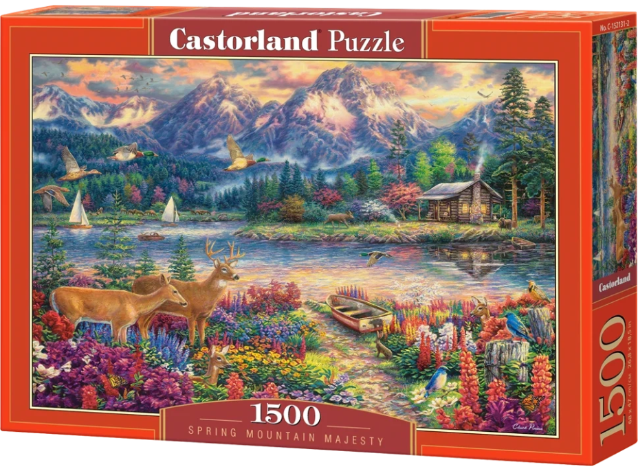 CASTORLAND Puzzle Majestát hory 1500 dílků