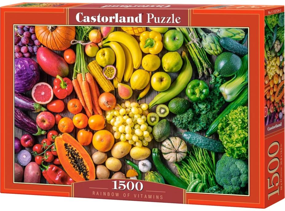 CASTORLAND Puzzle Vitamínová duha 1500 dílků