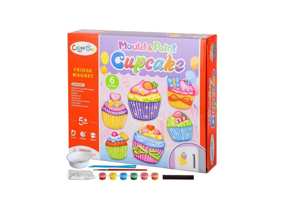 Sada na výrobu magnetů - cupcakes