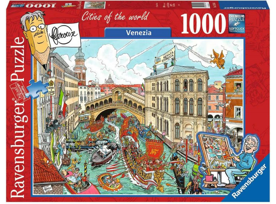 RAVENSBURGER Puzzle Města světa: Benátky 1000 dílků