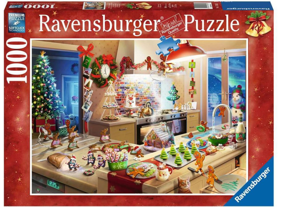 RAVENSBURGER Puzzle Vánoční perníčky 1000 dílků