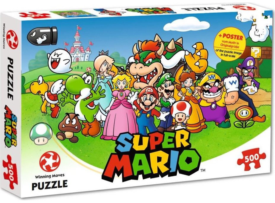 WINNING MOVES Puzzle Super Mario 500 dílků