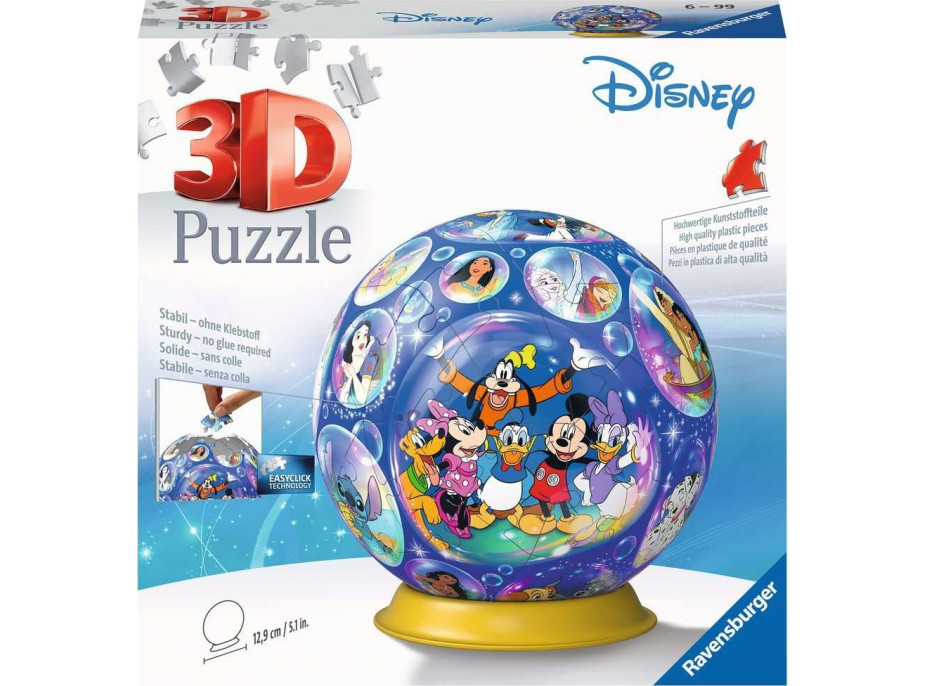 RAVENSBURGER Puzzleball Disney 73 dílků