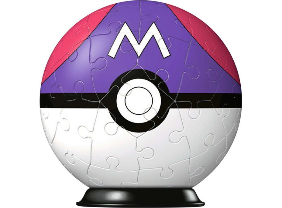 RAVENSBURGER Puzzleball Pokémon: Masterball 54 dílků