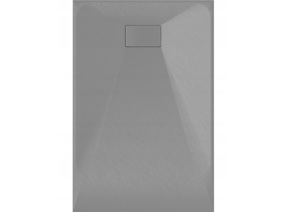 Sprchová SMC vanička MEXEN HUGO 100x160 cm - šedá, 42611016