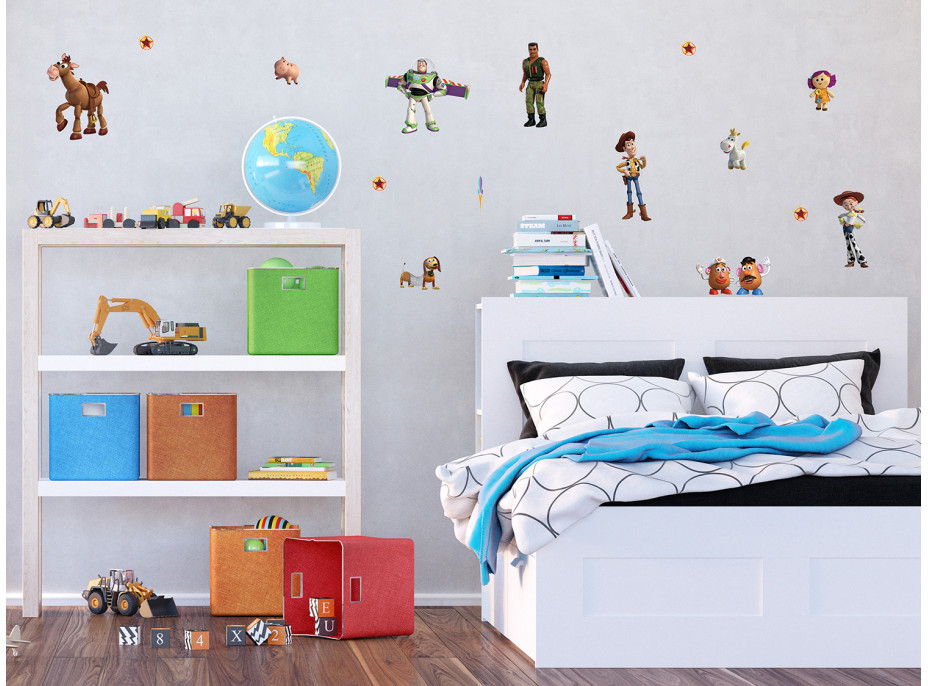 Dětská samolepka na zeď - DISNEY - Příběh hraček - Woody - 30x30 cm