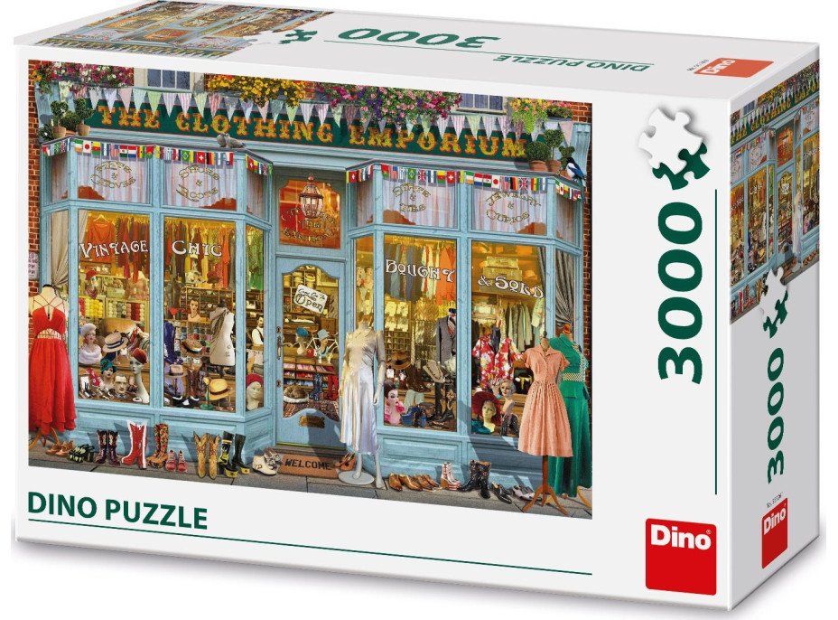 DINO Puzzle Butik 3000 dílků