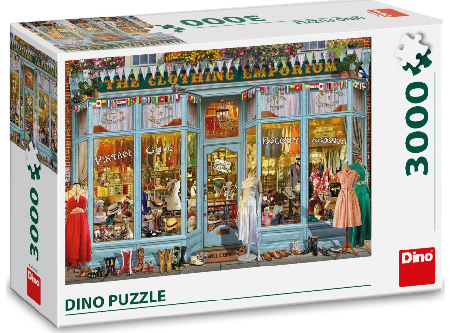 DINO Puzzle Butik 3000 dílků