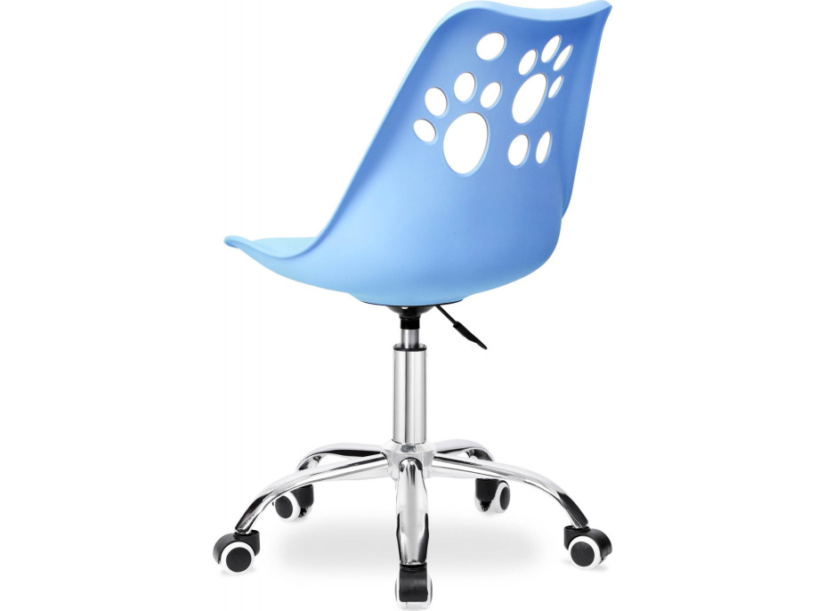 Modrá otočná židle Grover