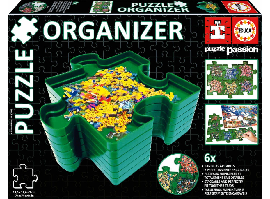 EDUCA Organizér na puzzle (třídič)