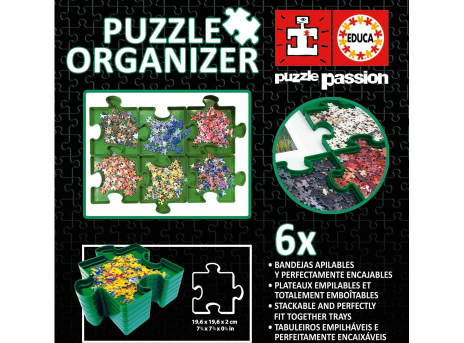 EDUCA Organizér na puzzle (třídič)