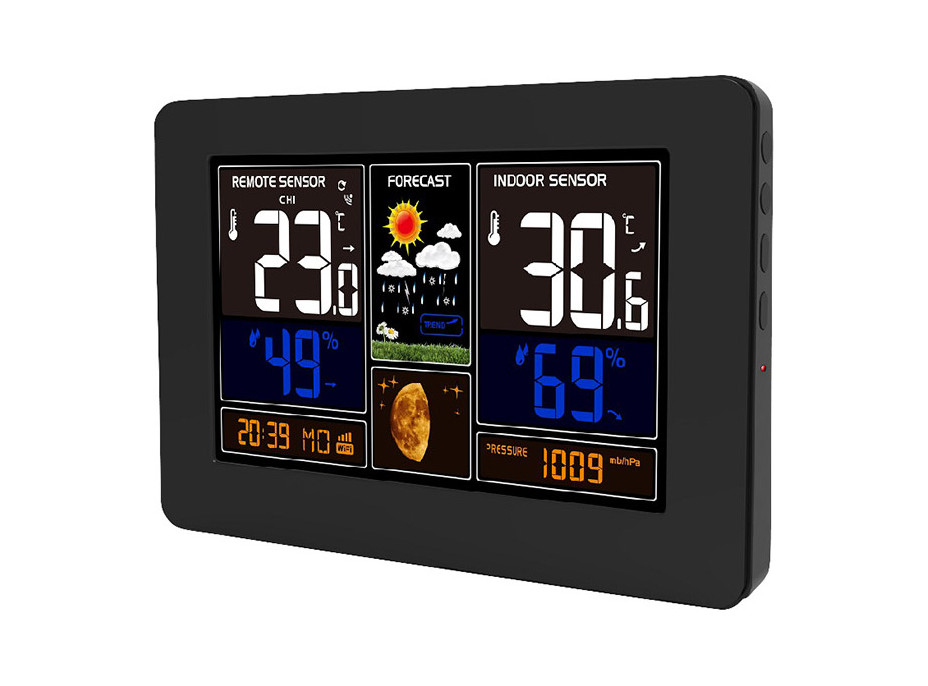 Meteostanice, aplikace Smart Life, extra velký barevný LCD