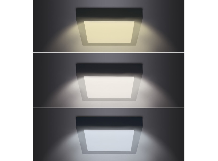 LED mini panel CCT, přisazený, 18W, 1530lm