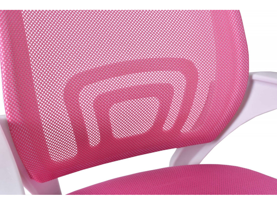 Kancelářská židle FB-BIANCO růžová / bílá