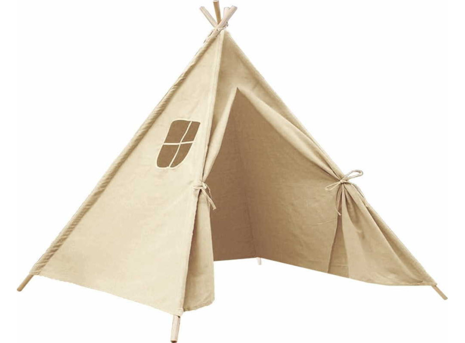 Dětský stan TEEPEE 100x100x120 cm - ecru