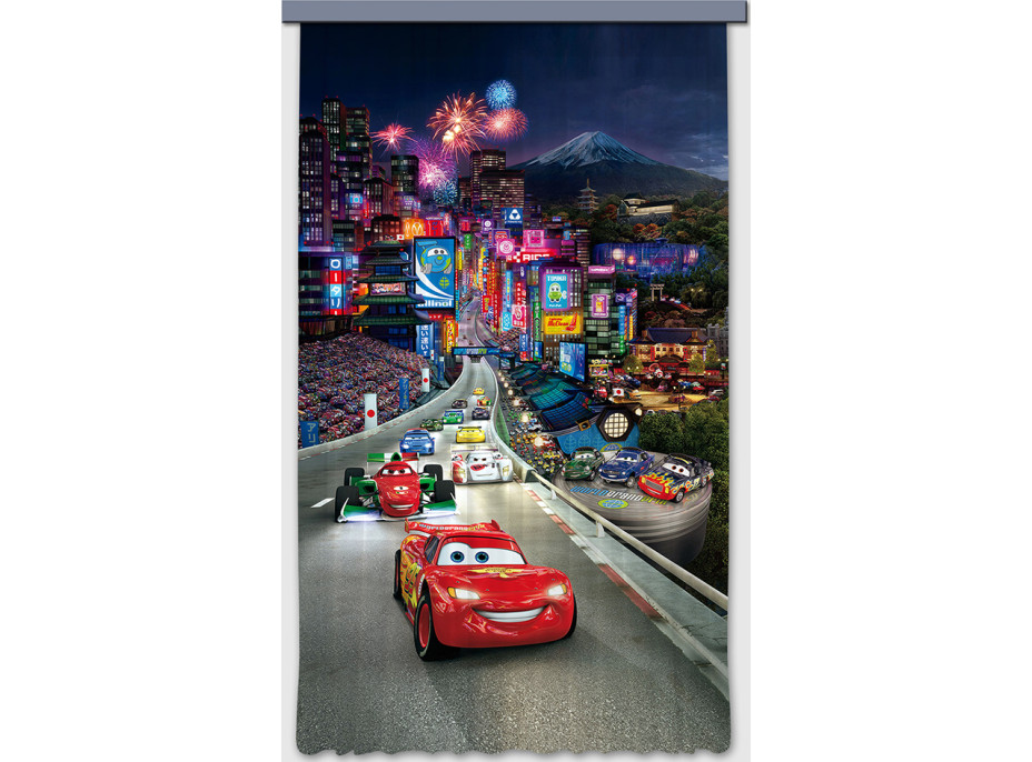 Dětský závěs DISNEY - Hrdinové CARS - 140x245 cm