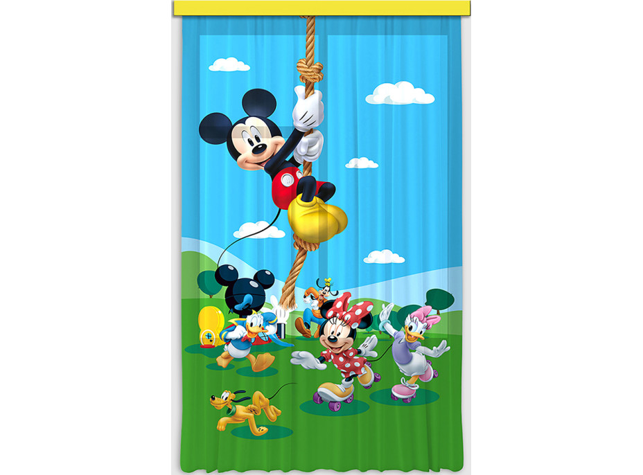 Dětský závěs DISNEY - Mickey a kamarádi - 140x245 cm