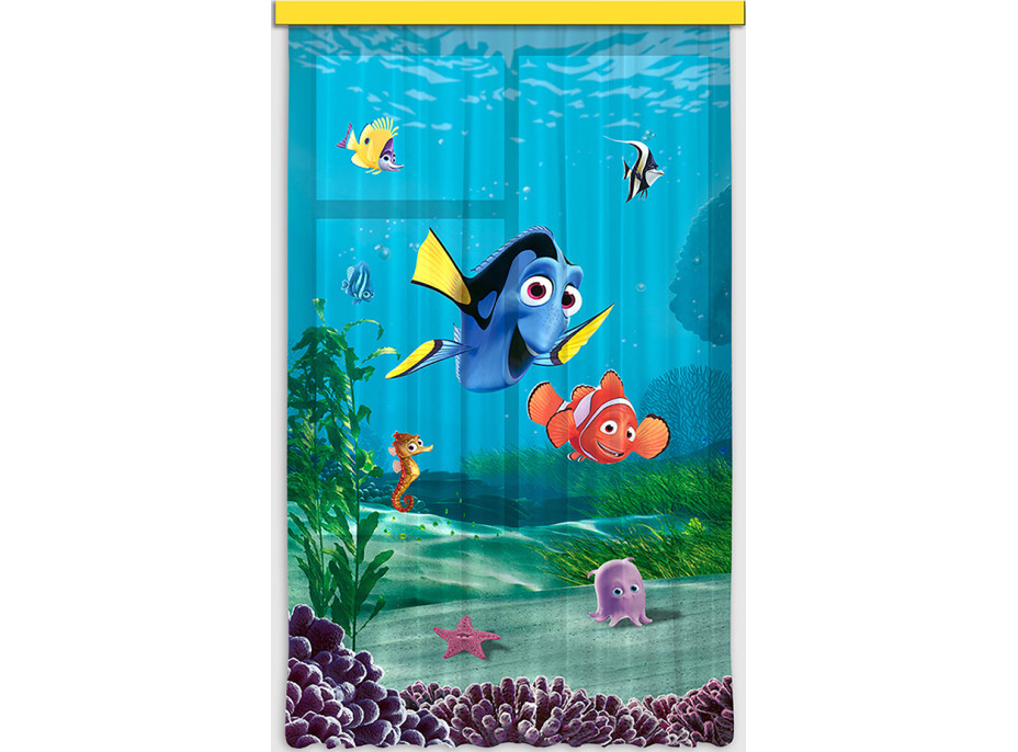 Dětský závěs DISNEY - Nemo a Dory - 140x245 cm