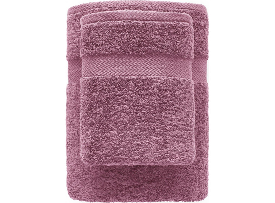 Bavlněný ručník PHASE - 70x140 cm - 550g/m2 - růžový