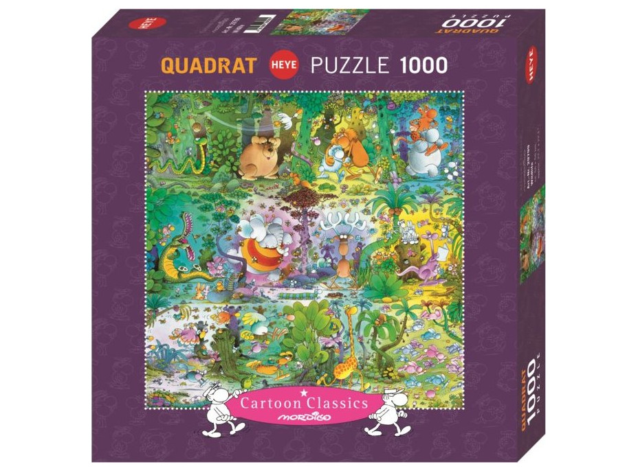 HEYE Čtvercové puzzle Divočina 1000 dílků