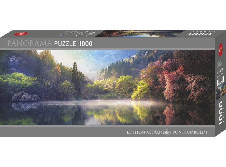 HEYE Panoramatické puzzle Jezero Serjang-ji 1000 dílků