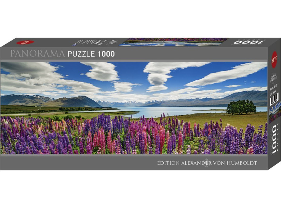 HEYE Panoramatické puzzle Jezero Tekapo, Nový Zéland 1000 dílků