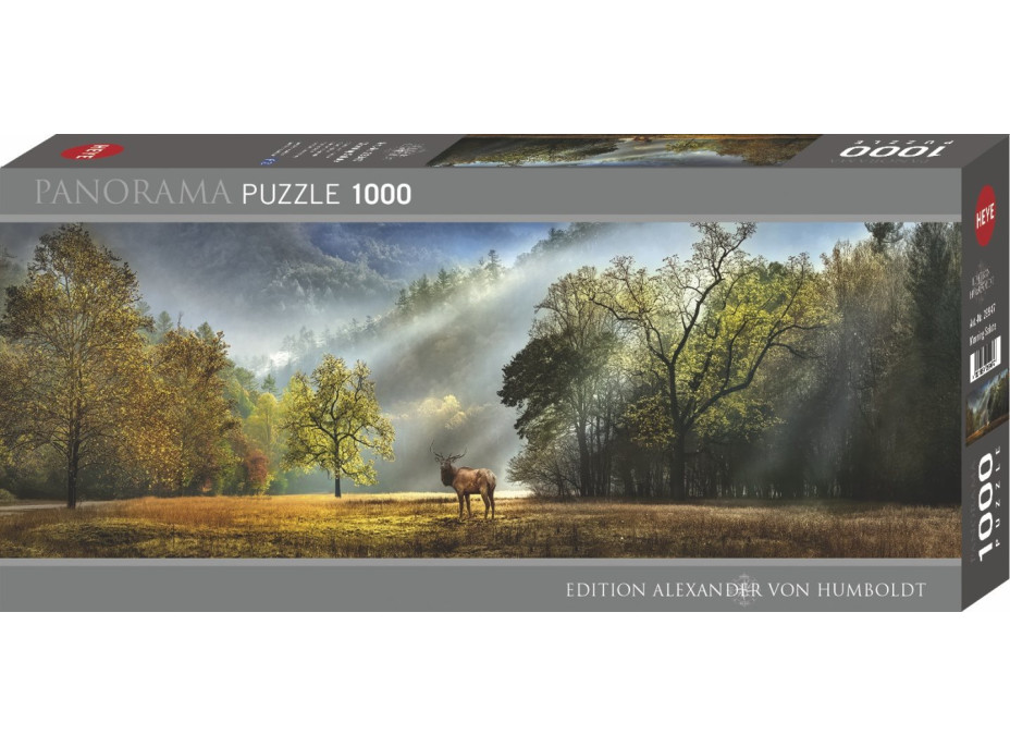 HEYE Panoramatické puzzle Ranní pozdravení 1000 dílků