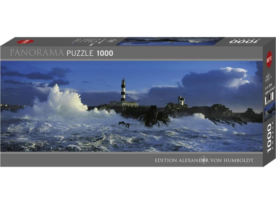 HEYE Panoramatické puzzle Maják Le Créac'h, Bretaň, Francie 1000 dílků