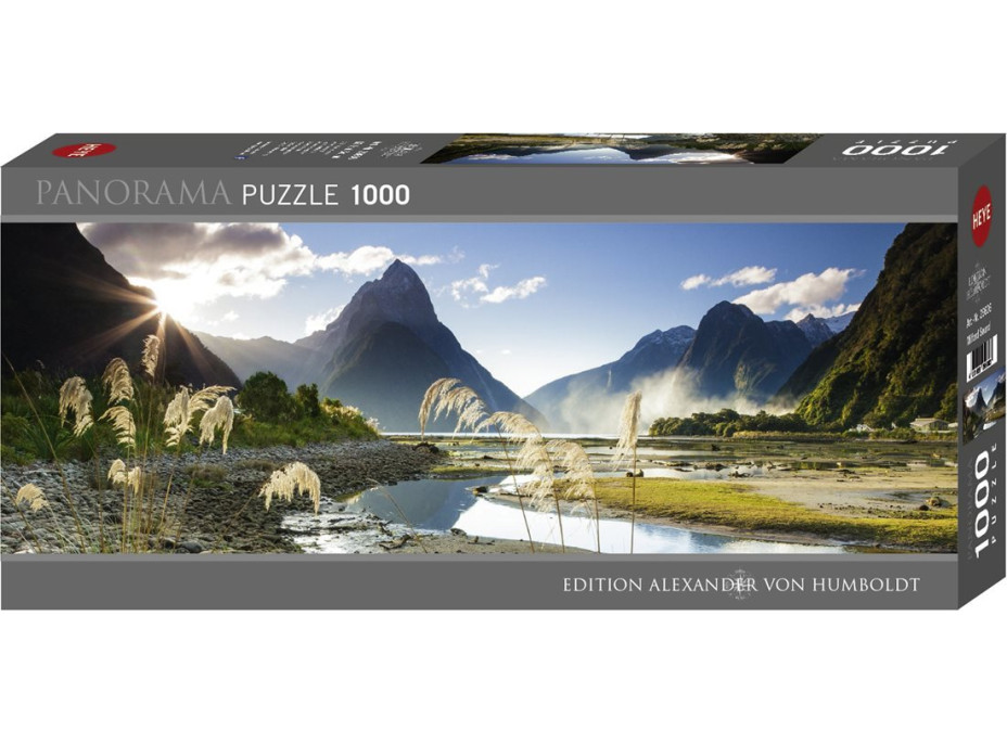 HEYE Panoramatické puzzle Milford Sound, Nový Zéland 1000 dílků