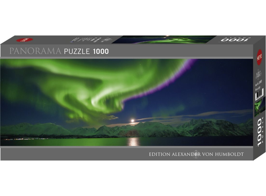 HEYE Panoramatické puzzle Polární záře 1000 dílků