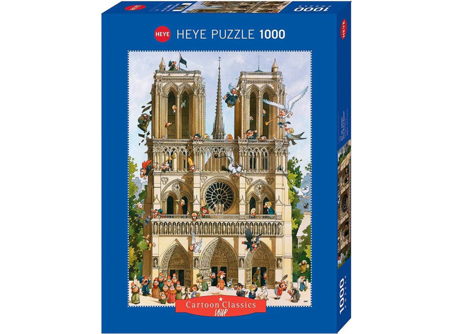 HEYE Puzzle Cartoon Classics: Ať žije Notre Dame 1000 dílků