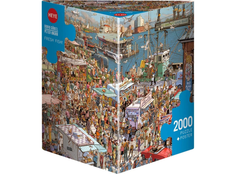 HEYE Puzzle Čerstvé ryby! 2000 dílků