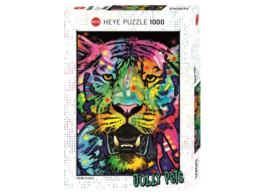 HEYE Puzzle Jolly Pets: Divoký tygr 1000 dílků