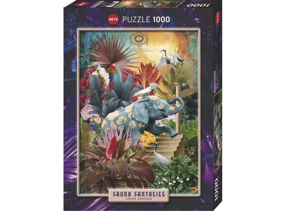 HEYE Puzzle Fauna Fantasies: Elephantaisy 1000 dílků