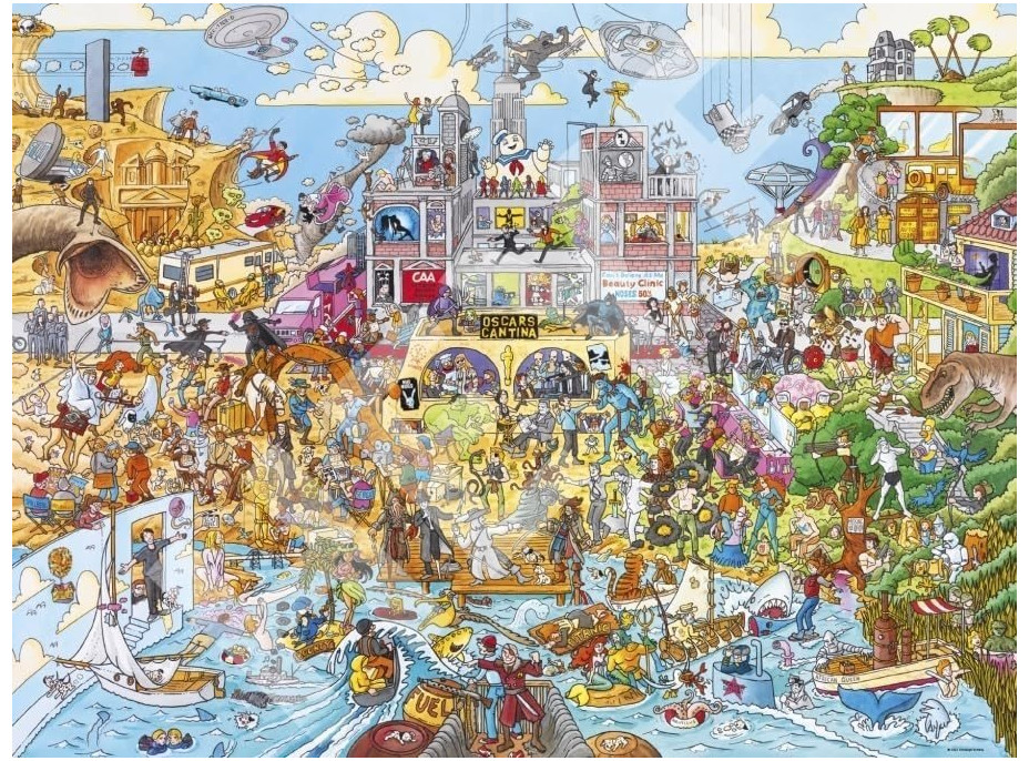 HEYE Puzzle Hollyworld 1500 dílků