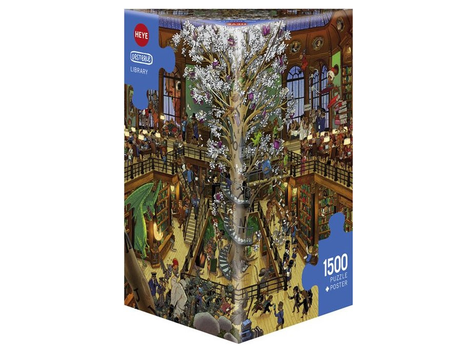 HEYE Puzzle Knihovna 1500 dílků