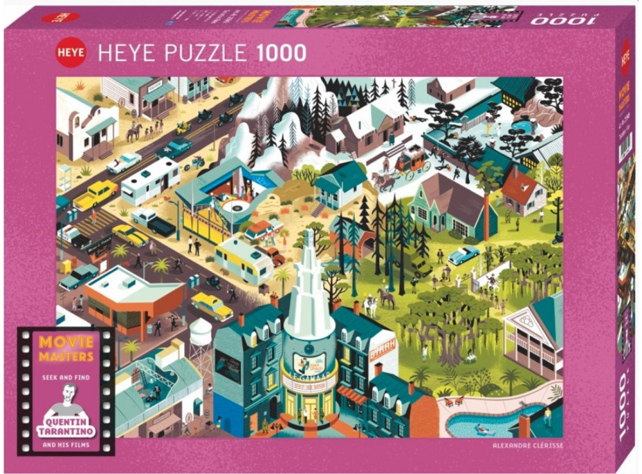 HEYE Puzzle Movie Masters: Filmy Quentina Tarantina 1000 dílků