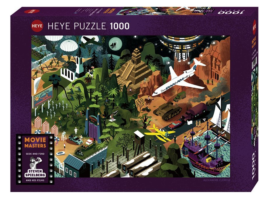 HEYE Puzzle Movie Masters: Filmy Stevena Spielberga 1000 dílků