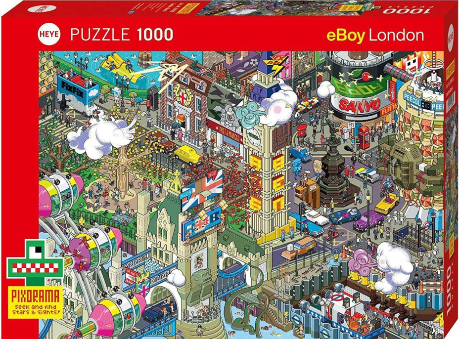 HEYE Puzzle Pixorama: Londýnské pátrání 1000 dílků