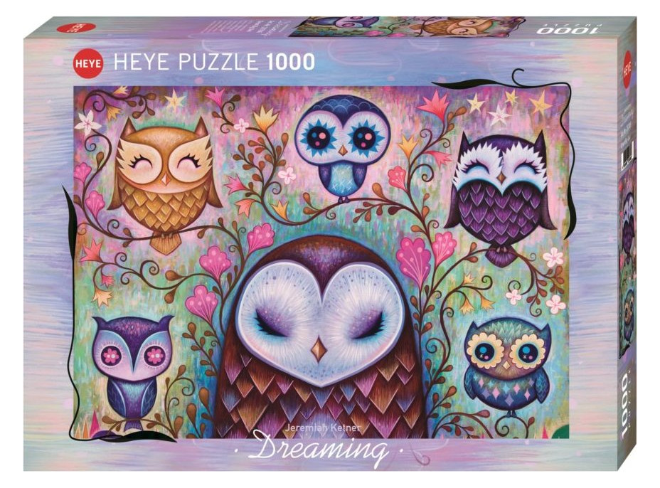 HEYE Puzzle Dreaming: Velká sova 1000 dílků