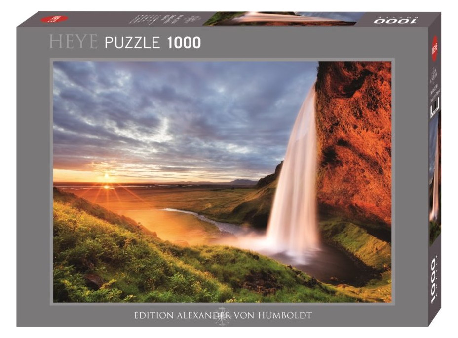 HEYE Puzzle Vodopád Seljalandsfoss, Island 1000 dílků