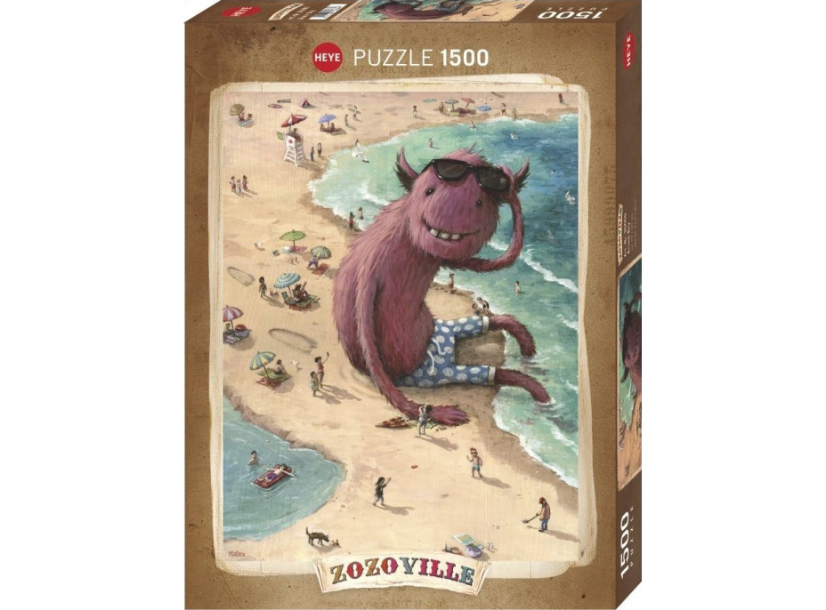 HEYE Puzzle Zozoville: Lážo Plážo 1500 dílků