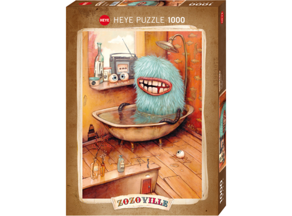 HEYE Puzzle Zozoville: Ve vaně 1000 dílků