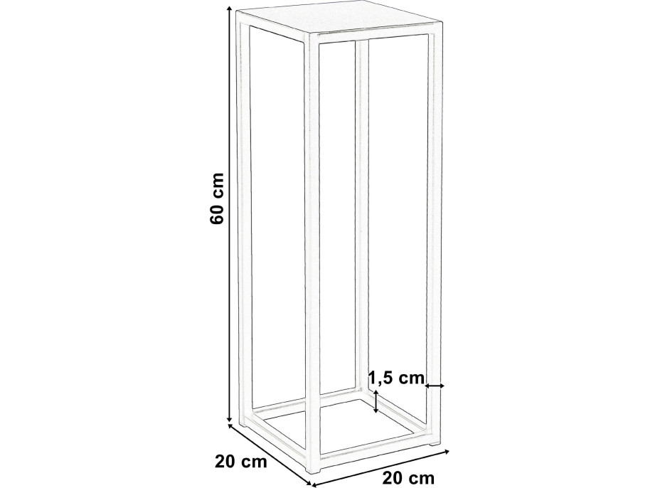 Stojan na květiny PIATTO 60 cm