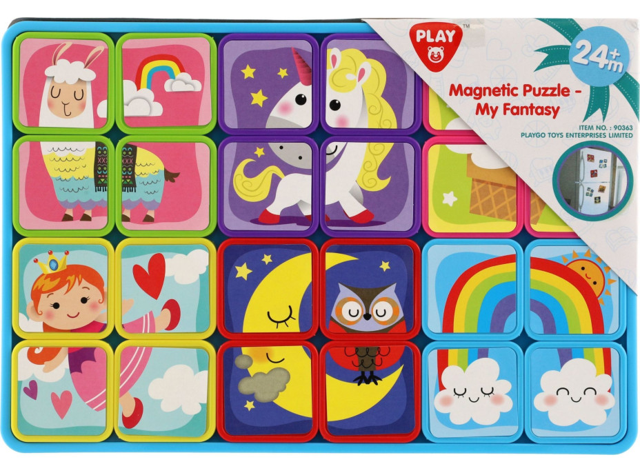 Magnetické puzzle Moje fantazie 6x4 dílky