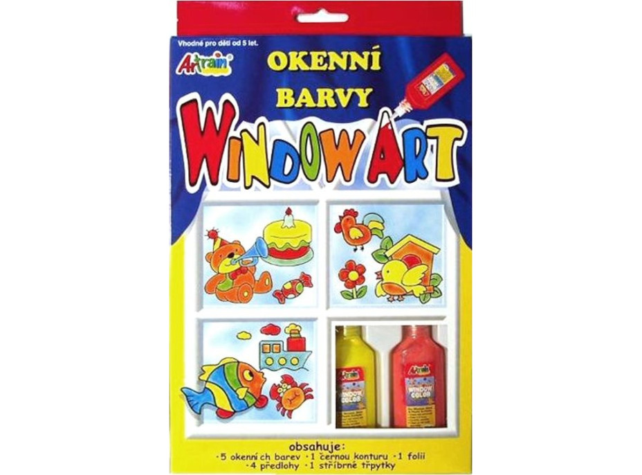 Okenní slupovací barvy 6x20ml