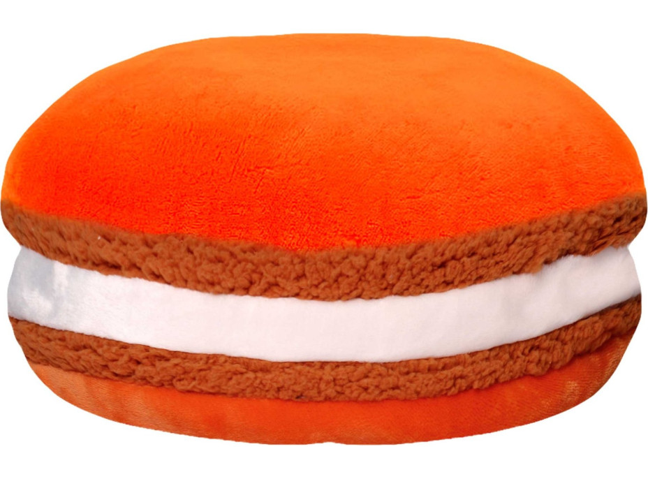 Kulatý polštář COOKIE 45 cm - oranžový